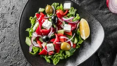 Greek salad: a classic recipe from the island of Rhodes