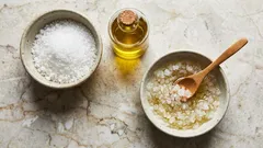 How to use regular salt for rejuvenation, skin exfoliation, and preparing nourishing masks